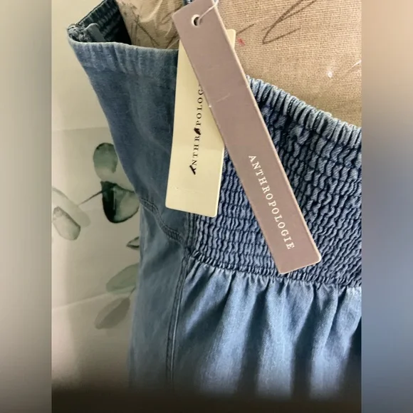 Pilcro Square-Neck Denim Dress - Picture 8 of 8